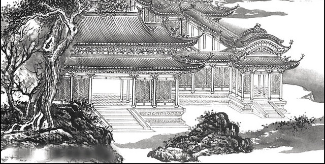 水墨山水画