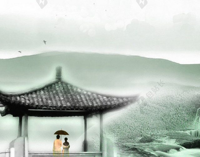 中国风清明H5背景
