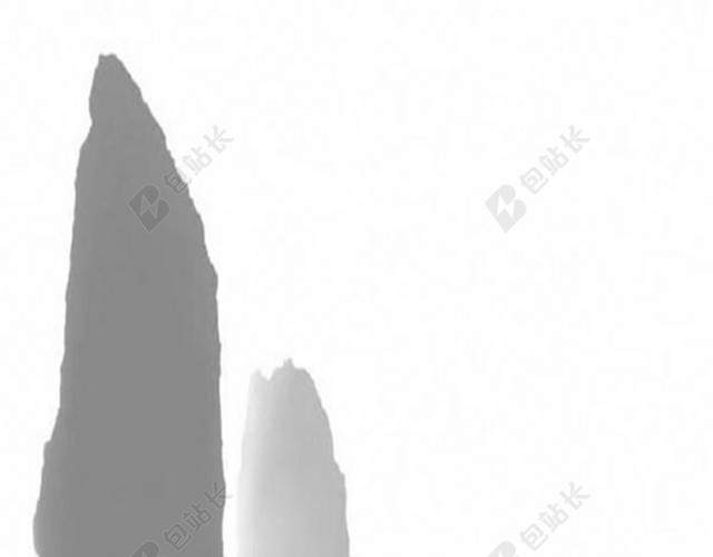 中国风山水画背景