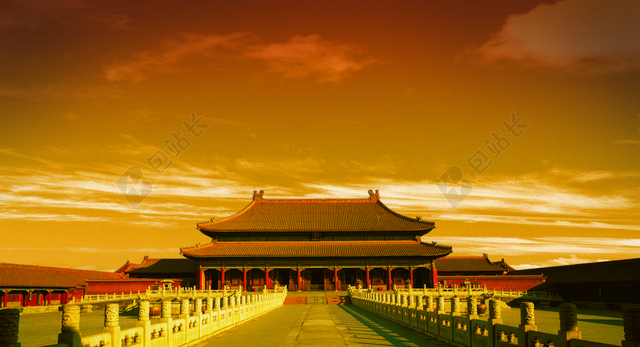 故宫海报背景