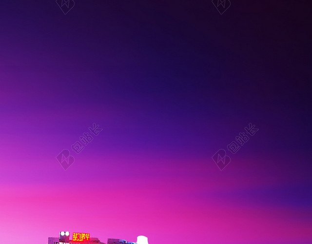 深蓝夜空H5背景