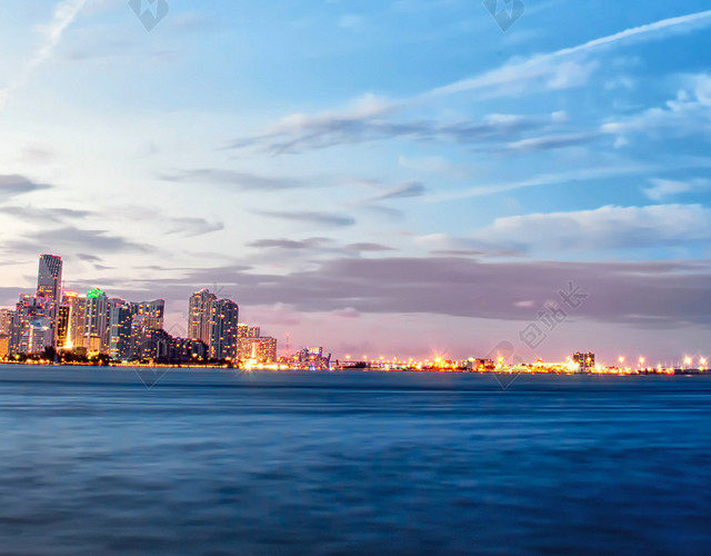 海边城市H5背景