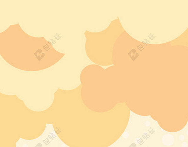 黄色火鸡南瓜感恩节背景图