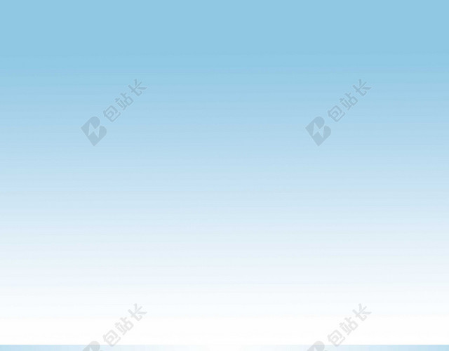 浅蓝双色海天一线旅游海报背景