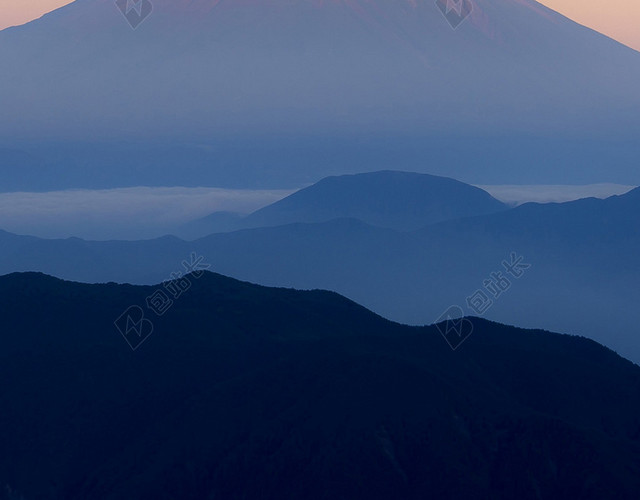小清新日本富士山手机端H5背景