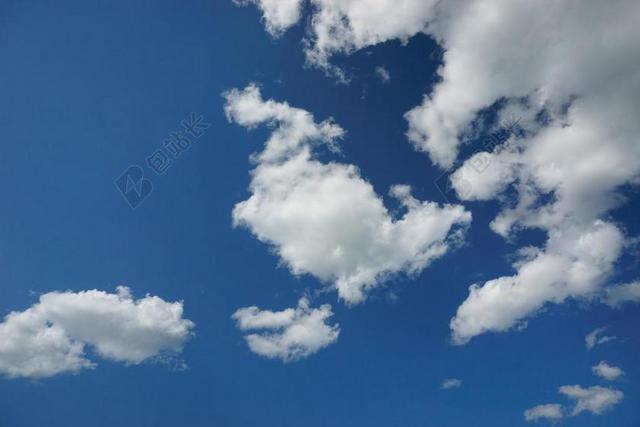 自然现象景观天空蓝天白云晴天多云背景图片
