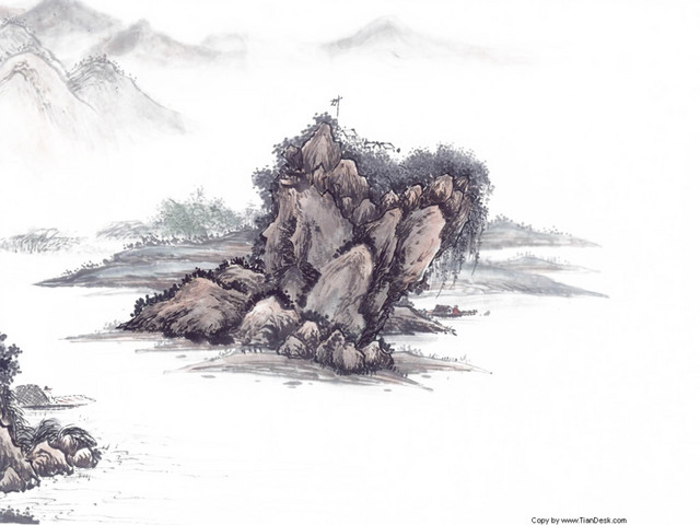 水墨 山水 古风 中国风