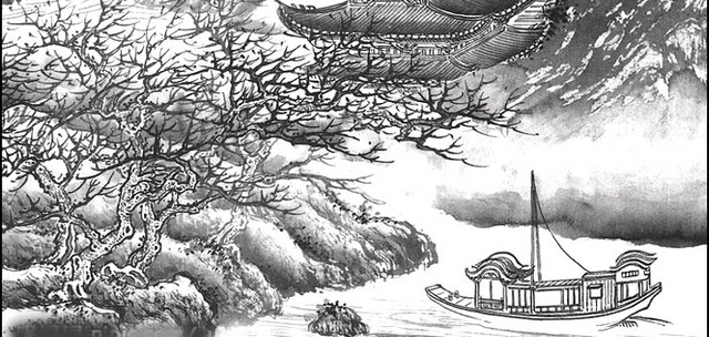 水墨山水风光
