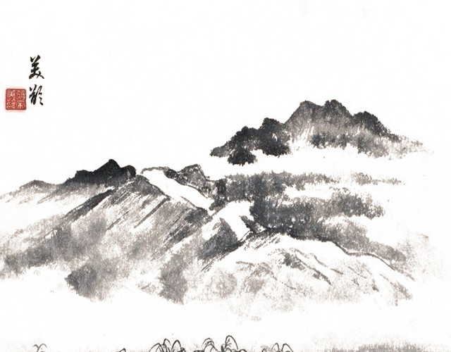 山水画