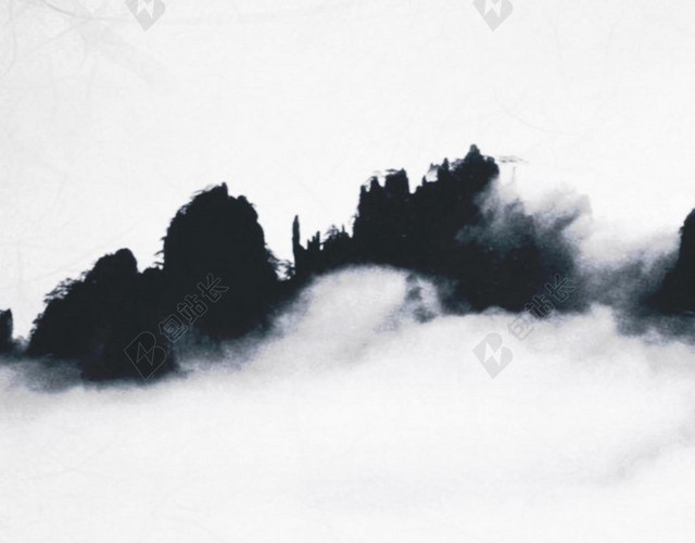 水墨中国风H5背景