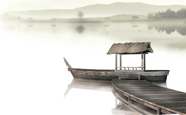 水墨山水画