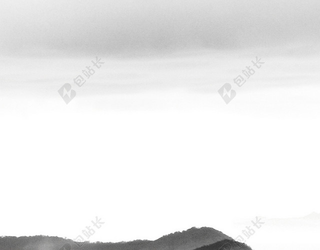 水墨山水H5背景