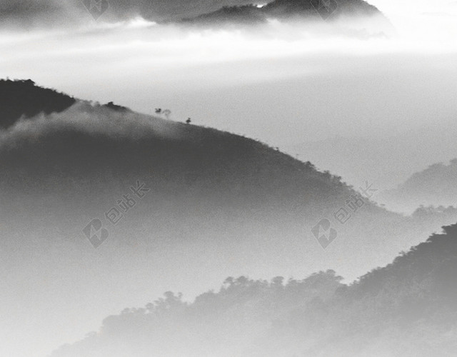 水墨山水H5背景