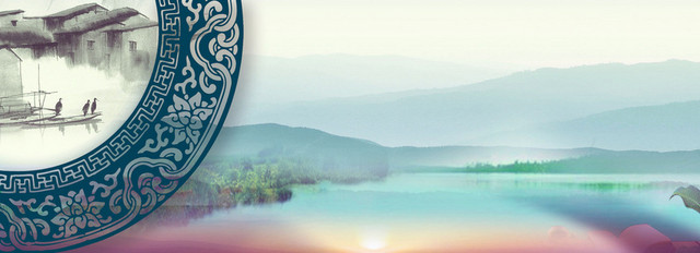 古风古韵风景BANNER