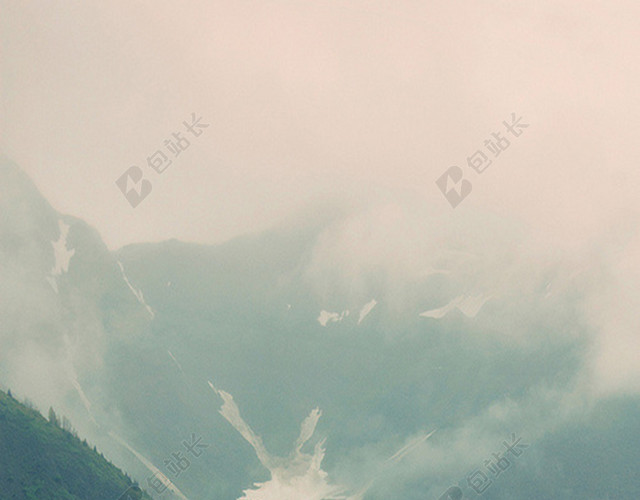 寂静山水摄影风景H5背景素材