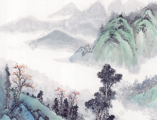 山水背景图