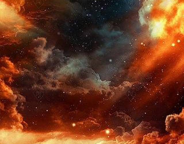 大气宇宙天空背景图