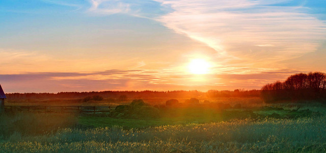 早晨太阳淘宝海报背景BANNER