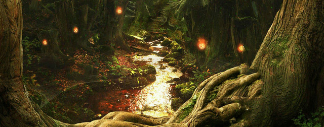 梦幻森林背景