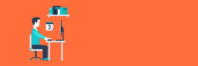 远程办公BANNER背景