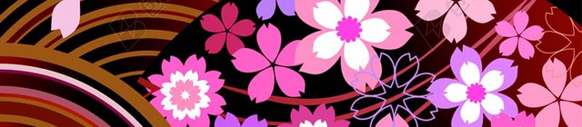 日式樱花背景图