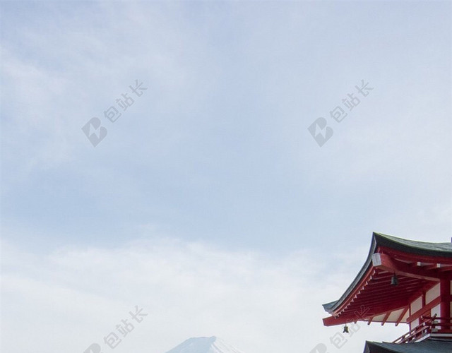 樱花富士山H5背景