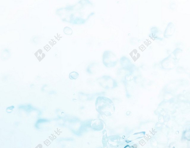 护肤品补水水珠H5背景素材