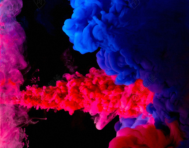 梦幻水彩H5背景