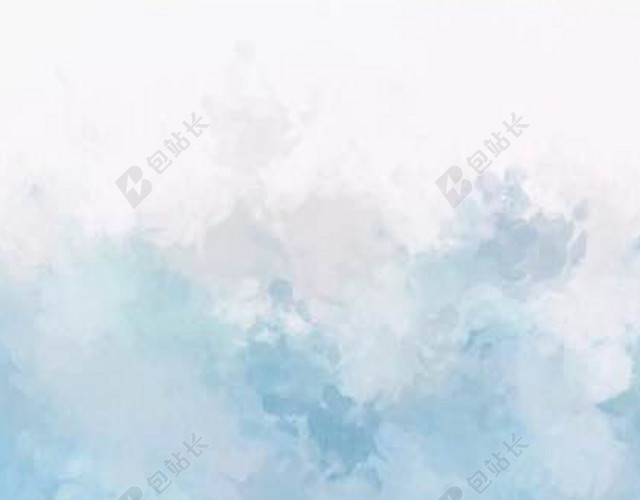 蓝色天空白色云彩H5背景