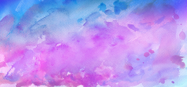 水彩清新BANNER素材