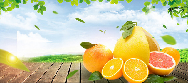 水果文艺清新简约BANNER