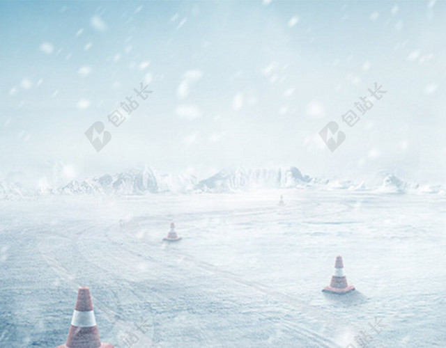 冰雪风景背景图