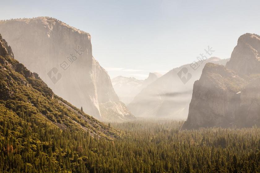 云 夏时制 雾 森林 绿色 徒步旅行 景观 薄雾 朦胧 山