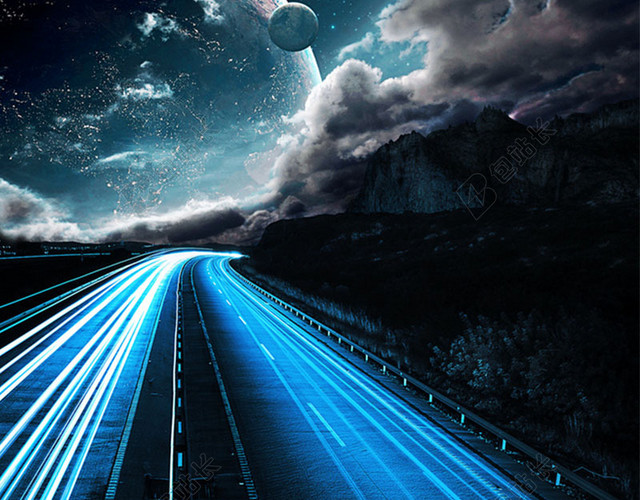 梦幻科技背景图