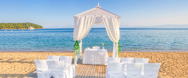 浪漫海边婚礼BANNER背景