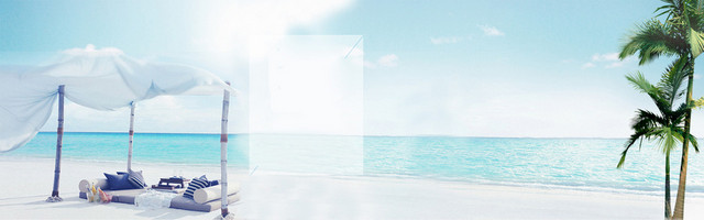 蓝天大海BANNER背景