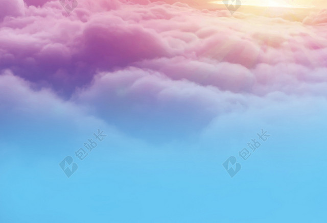 彩云温馨爱情背景
