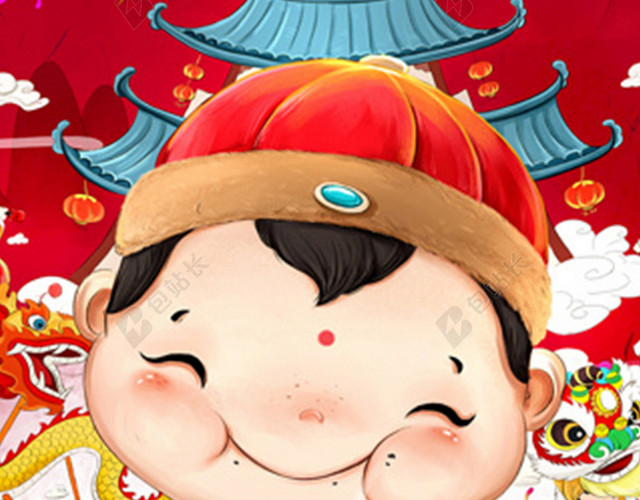 元宵佳节欢庆H5背景素材