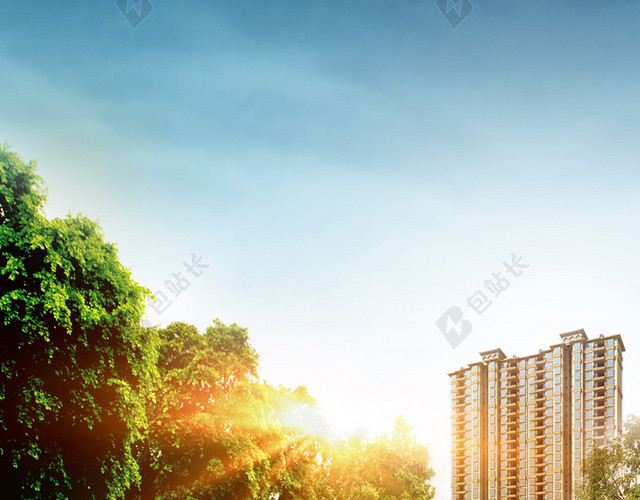 房地产海报H5背景