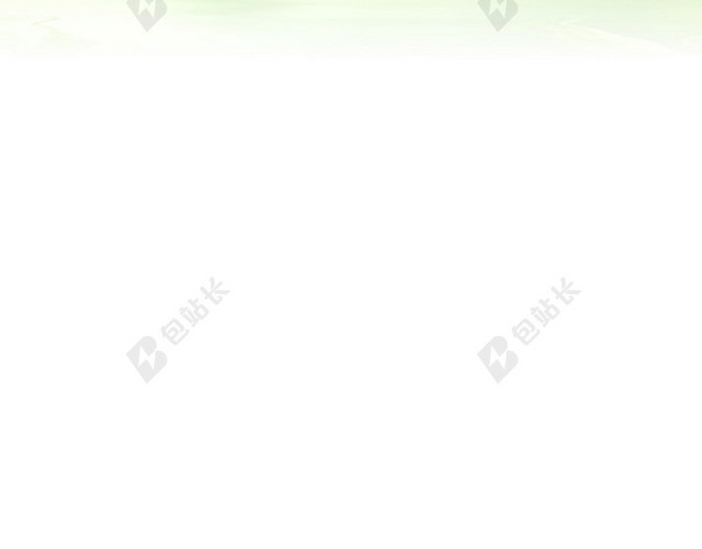 清新唯美绿叶背景H5背景