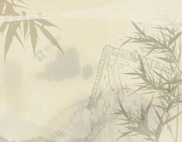 中国风水墨背景图