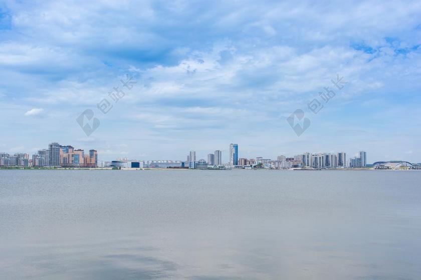 喀山 KAZANKA 河 水 水面 景观 城市景观 建筑