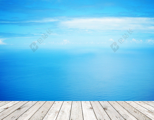 海边木板背景