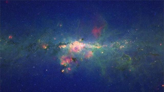 宇宙美丽的太空星团背景图片