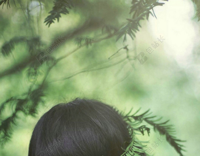 美女背影H5背景