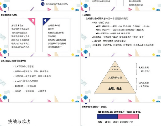 音乐教学游戏化通用PPT模板