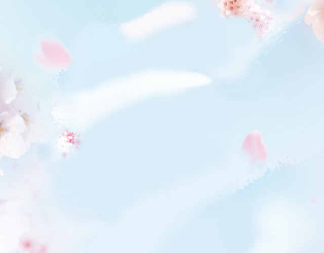 桃花全屏海报背景