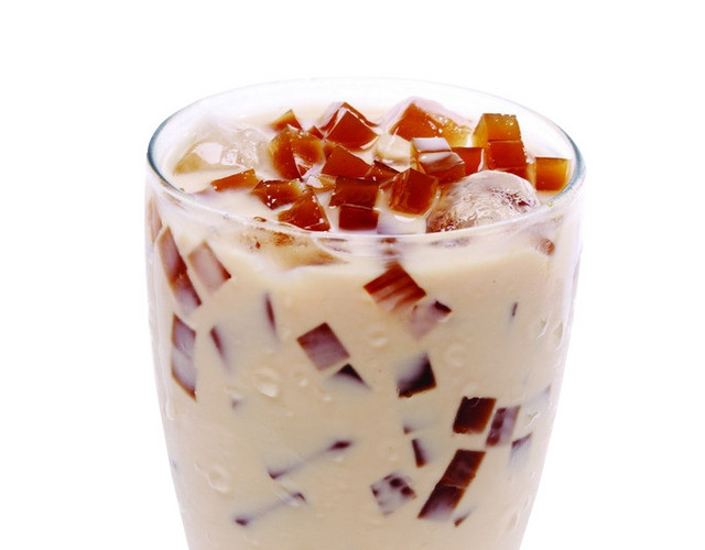 果粒奶茶