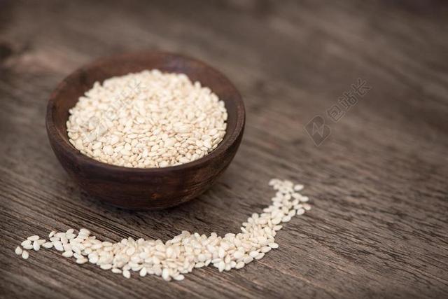 芝麻 种子 碗 HOLZSCHüSSELCHEN 食品 船只