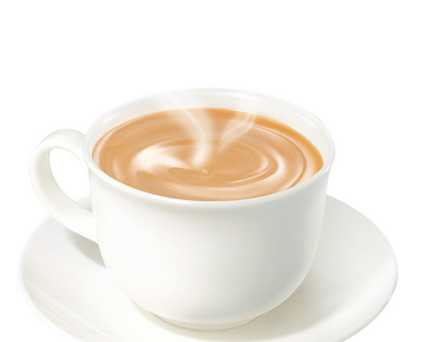 咖啡杯热奶茶